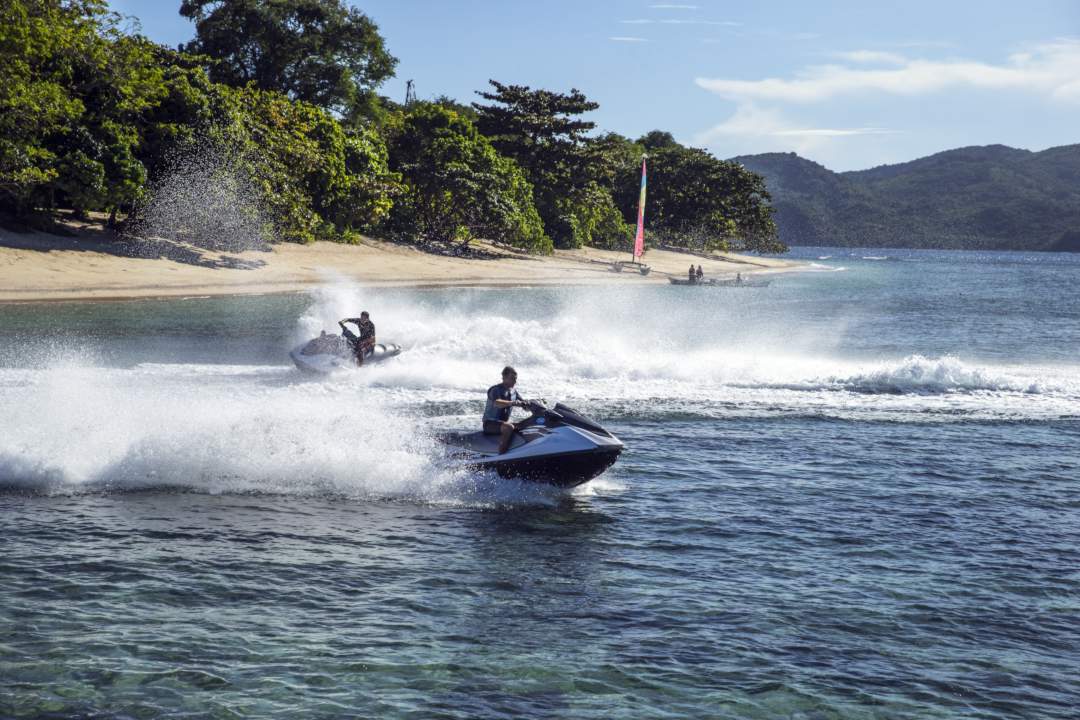 playing around with jetskis