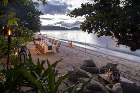 filipino lechon being prepared for beachside dining