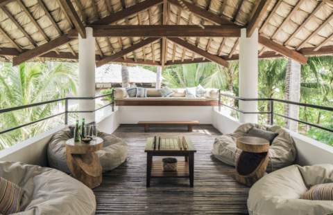 island lodge elevated chillout area