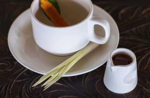 daily merienda prepared by island chef