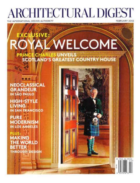 architectural digest magazine front cover