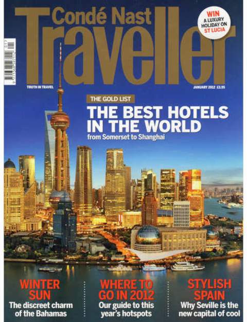 conde nast traveller magazine front cover