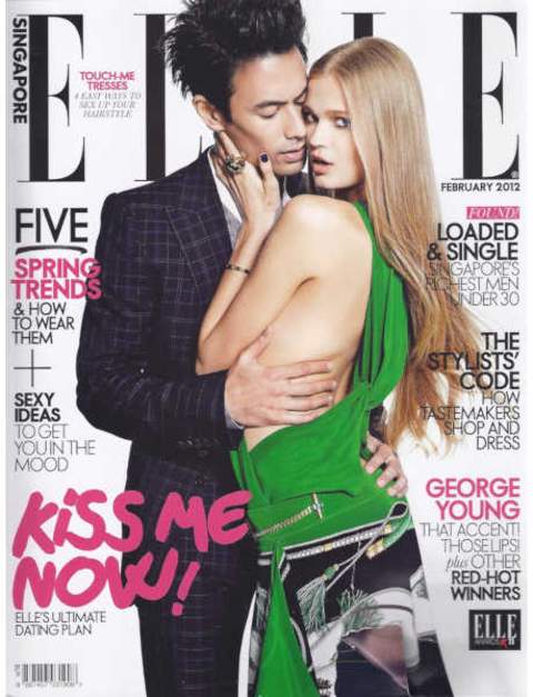 elle magazine front cover