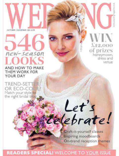 wedding magazine front cover