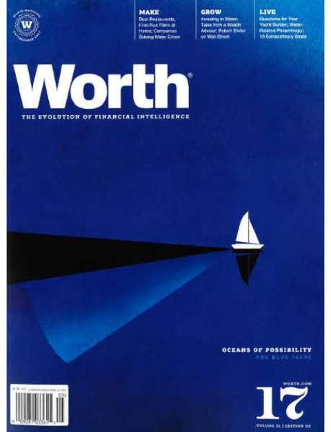 worth magazine front cover